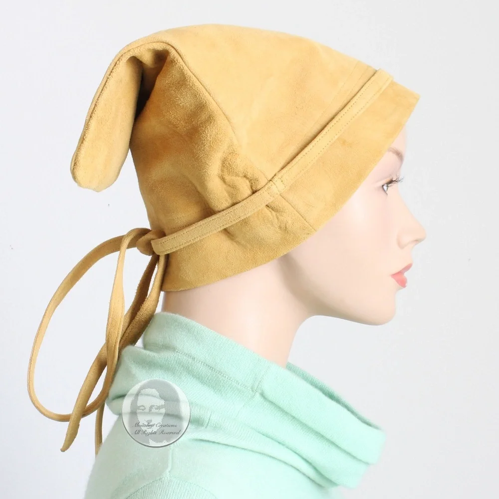 Bonnie Cashin for Sills Bag Hat Suede Leather Accessory Rare Vintage 60s Mod OS